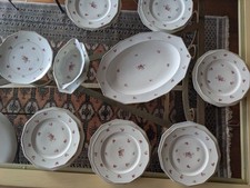 Limoges Lanternier porcelain service 15 pieces / French porcelain table service