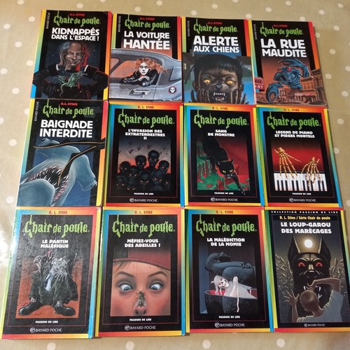Lot livres chair poule - lot,