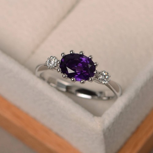 Bague promesse améthyste - bague,