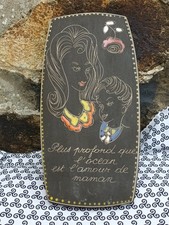 Hubert Bequet plaque faïence