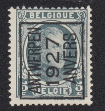 TIMBRE Belgique 1927 Roi