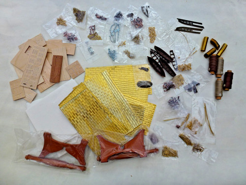 Lot pieces maquette bateau