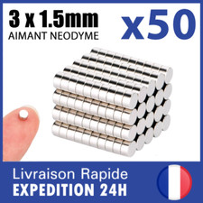 Lot 50x Mini Aimants Neodyme