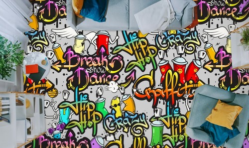 Graffiti couleur 7417na - graffiti,