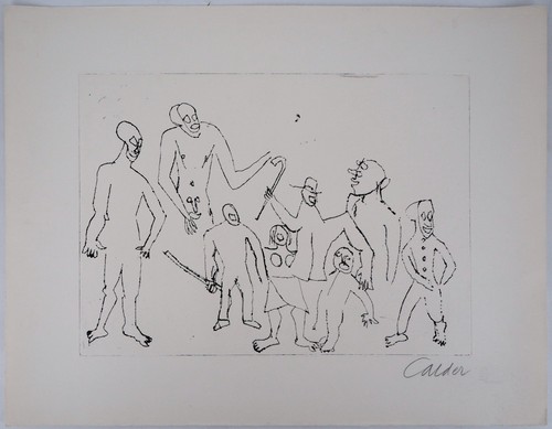 Alexander calder santa - calder, :