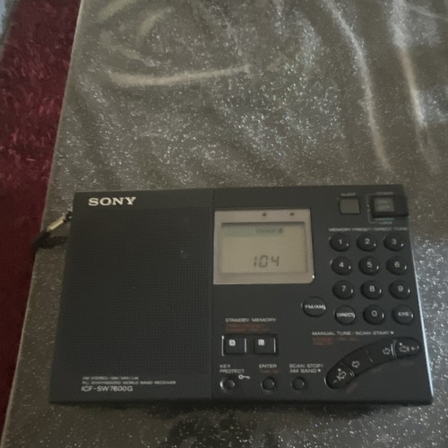 Sony icf sw7600g - sony, icf-sw7600g