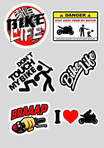 Stickers xxl vinyle bike - vinyle, "bike