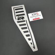 FITS VW TIGUAN R R-LINE 16-20 AD FOOTREST PLATE BRUSHED STAINLESS UPGRADE AUTO