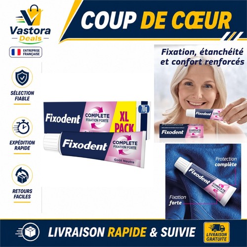 Fixodent crème adhésive - fixodent,