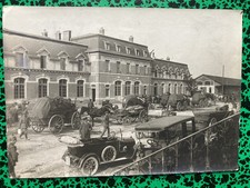 photo convoy horse automobile German Gare Conflans Lorraine war 14-18