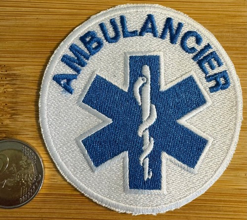 Ecusson patch ambulancier ecu - patch,