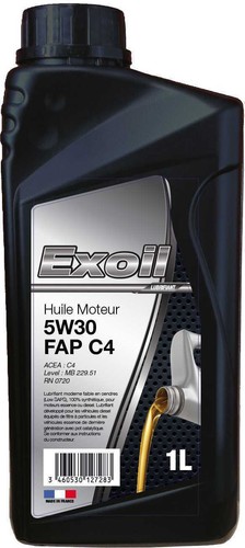 Huile moteur exoil 5w30 - moteur, c4