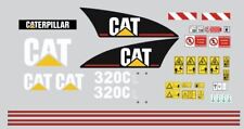 Décalcomanies Compatibles Pour CATERPILLAR 320 C L Kit Adhésif Complet