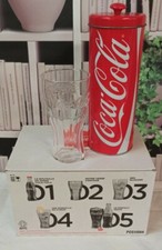 6 Verres Coca Cola relief 37
