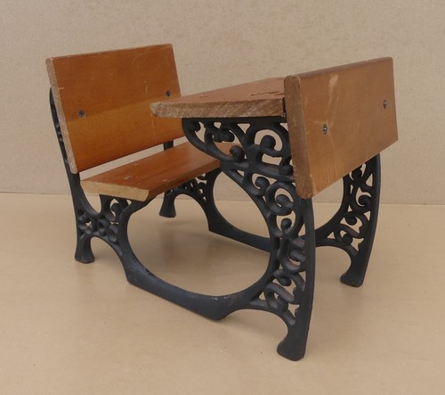 Ancien bureau pupitre école - ancien, d'école