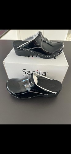 Sabot sanita noir - sanita, brillant