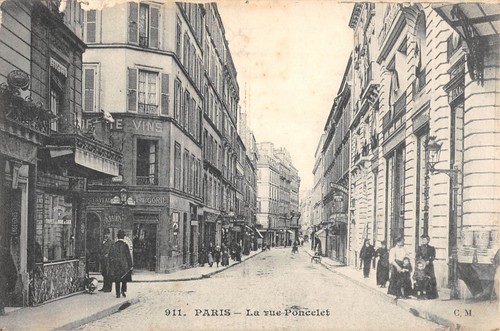 Cpa paris xviie rue - xviie,