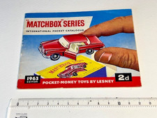 CATALOGUE MATCHBOX LESNEY 1963