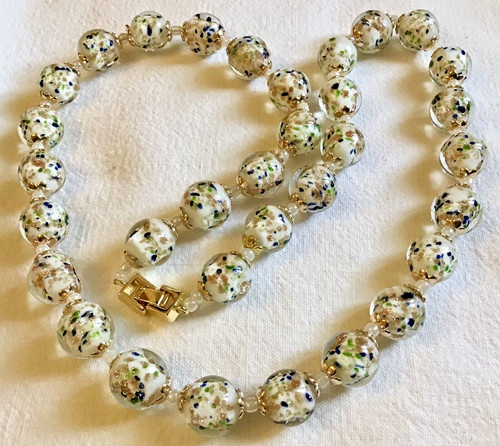 Collier perles verre de - perles,