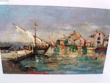 PEINTURE A L'HUILE S/ PANNEAU