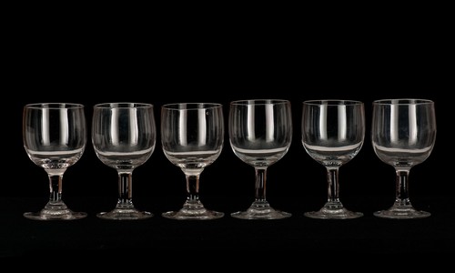 Verres ballon anciens en - 6,
