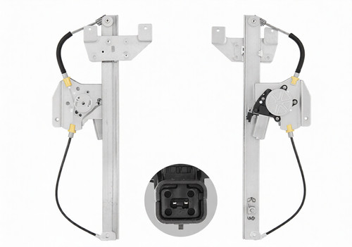 Lève vitre moteur avant - lève, +