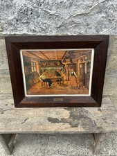 Ancienne pyrogravure, gravure