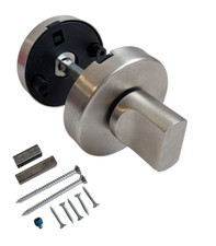 Inox Rosette de Porte Rond Wc