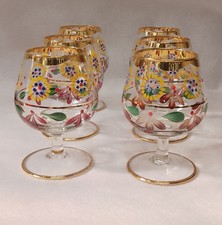 6 Verres À Cognac Ancien