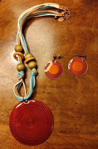 Parure collier boucles - parure,
