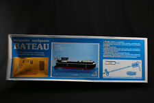 YK008 Soclaine Model Boat Motorized Wood PE22 BARGE 550*130 River Canals