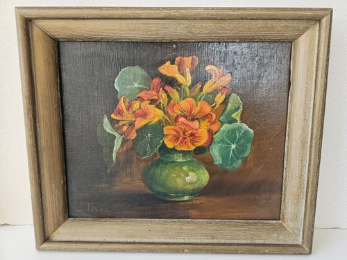 Tableau huile sur panneau - huile,