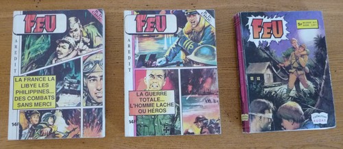 Lot albums feu - de, bd