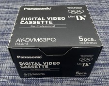 5 Pack Panasonic AY-DVM63PQ Mini DV Digital Video Cassette SEALED