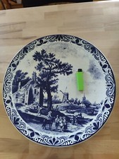 ancien grand plat faience