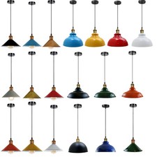 Suspension en métal peint de