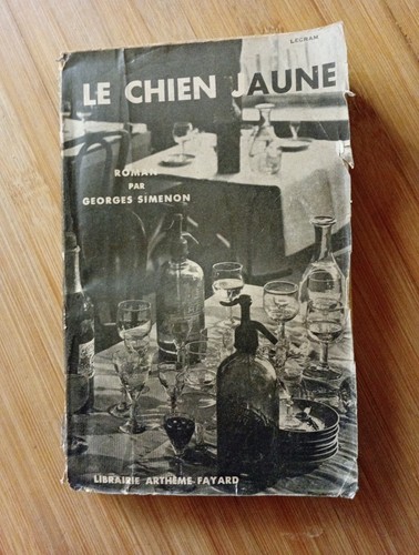 Chien jaune georges simenon - jaune,