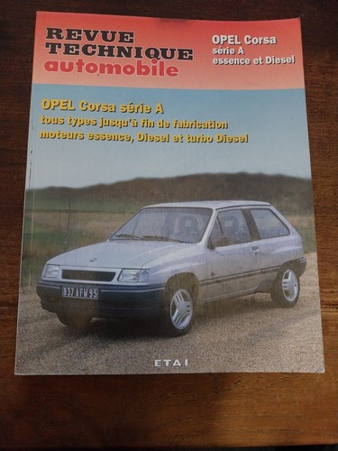 Revue technique opel corsa - technique, a