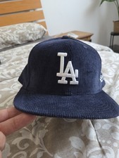 Casquette Snapback New Era Los Angeles Dodgers MLB Réglable Bleu Velours