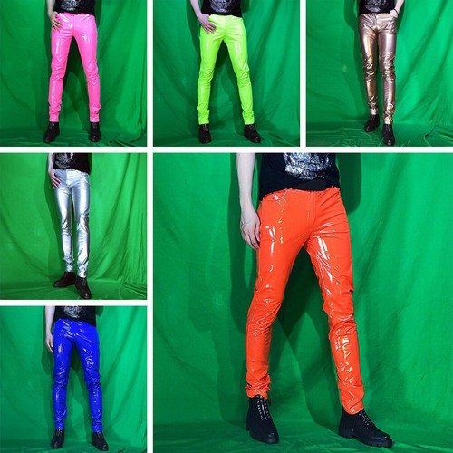 Pantalon slim simili cuir - slim,
