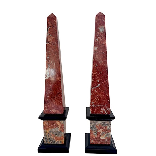Paire obelisks marbre - obelisks, en