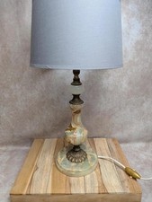 Pied de lampe vintage en onyx