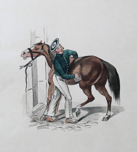 Charles brun dessin militaria - brun,