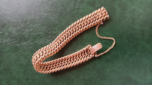 Bracelet plaqué l 10 - plaqué, m