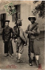 PC VIETNAM TONKIN - TIRAILLEURS TONKINOIS TENUE DE CAMPAGNE (a74874)