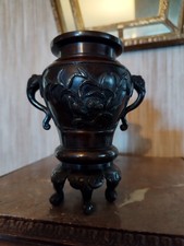 Vase en Bronze Japonais Décor