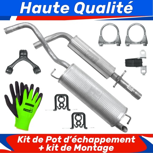 Kit pot échappement pour - d'échappement,