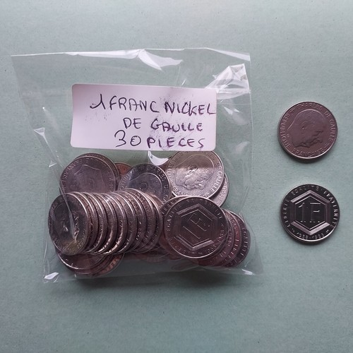 Franc gaulle pieces - 1, de