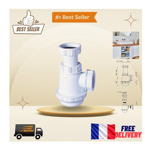 Siphon compact plastique - siphon, en