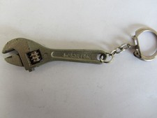 Vintage 3D Metal Keychain "POSTILLON - Functional Knob Wrench", 1960s